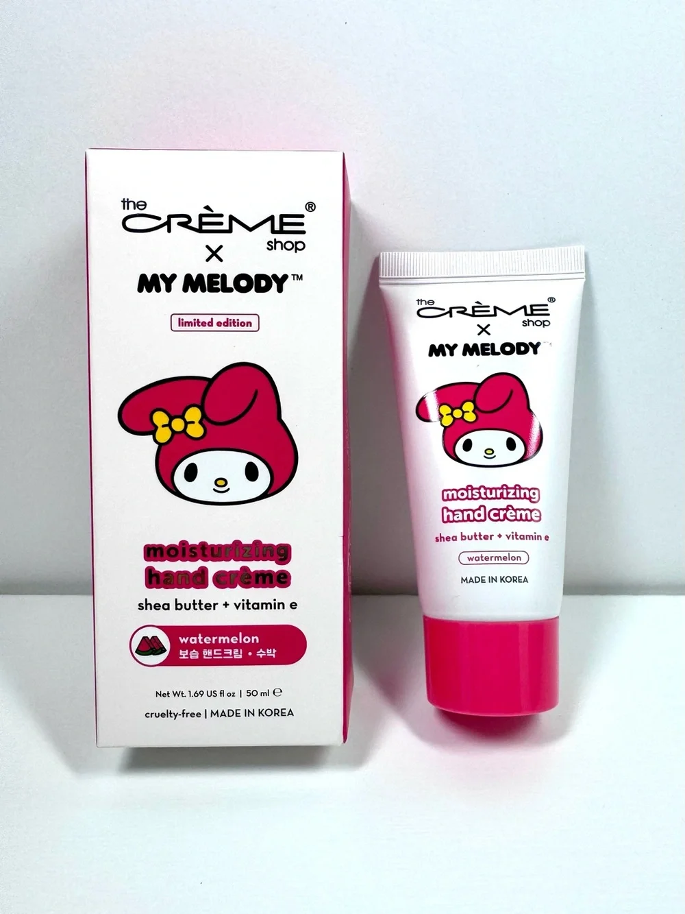 The Crème Shop x My Melody Moisturizing Hand Crème - Pink (Watermelon)